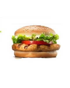 Vegan Chickpeas Zucchini Carrot Patty Burger 